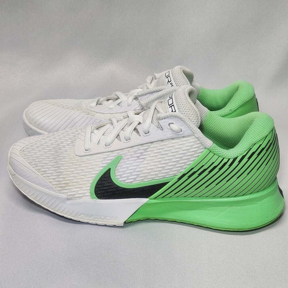 Nike Court Air Zoom Vapor Pro 2 White Poison Green DR6192-105 Women's Size 7